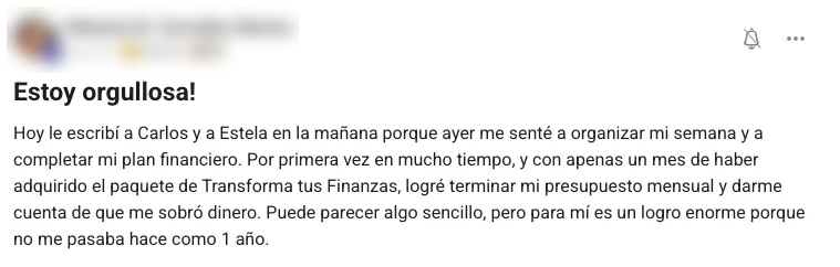 Terminó su presupuesto y le sobró dinero